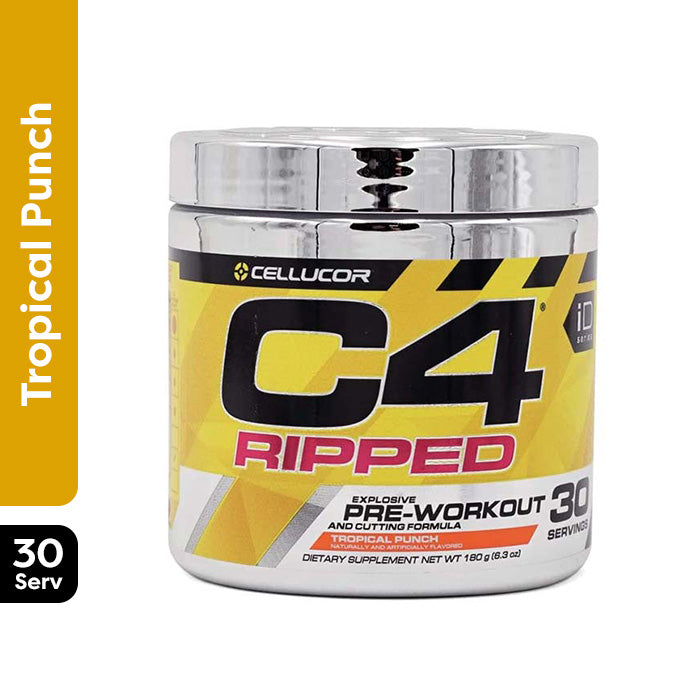 Burn Fat, Build Focus C4 Ripped, Tropical Punch 30 servings