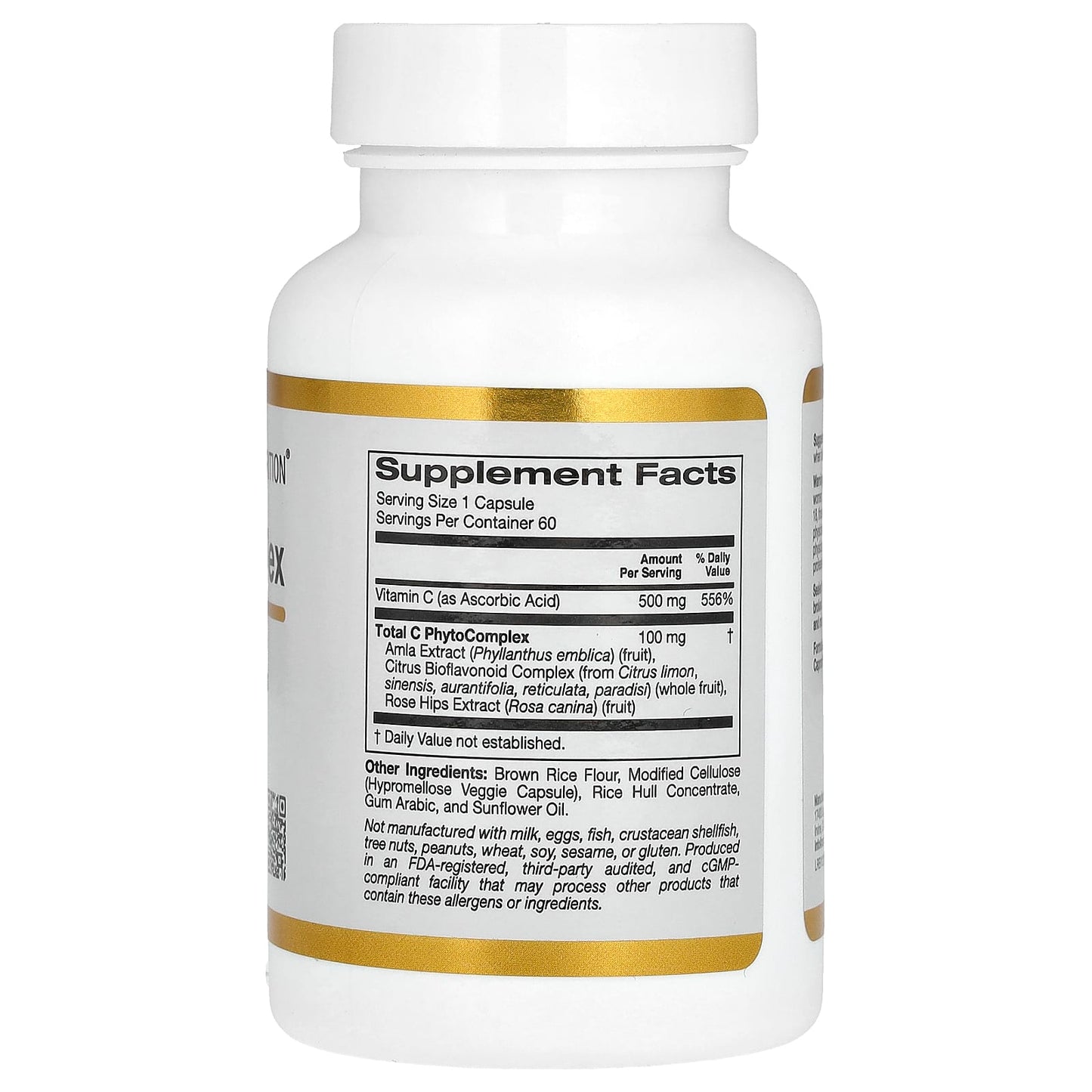 California Gold Nutrition, Total C Complex 500mg 60 Veg Caps