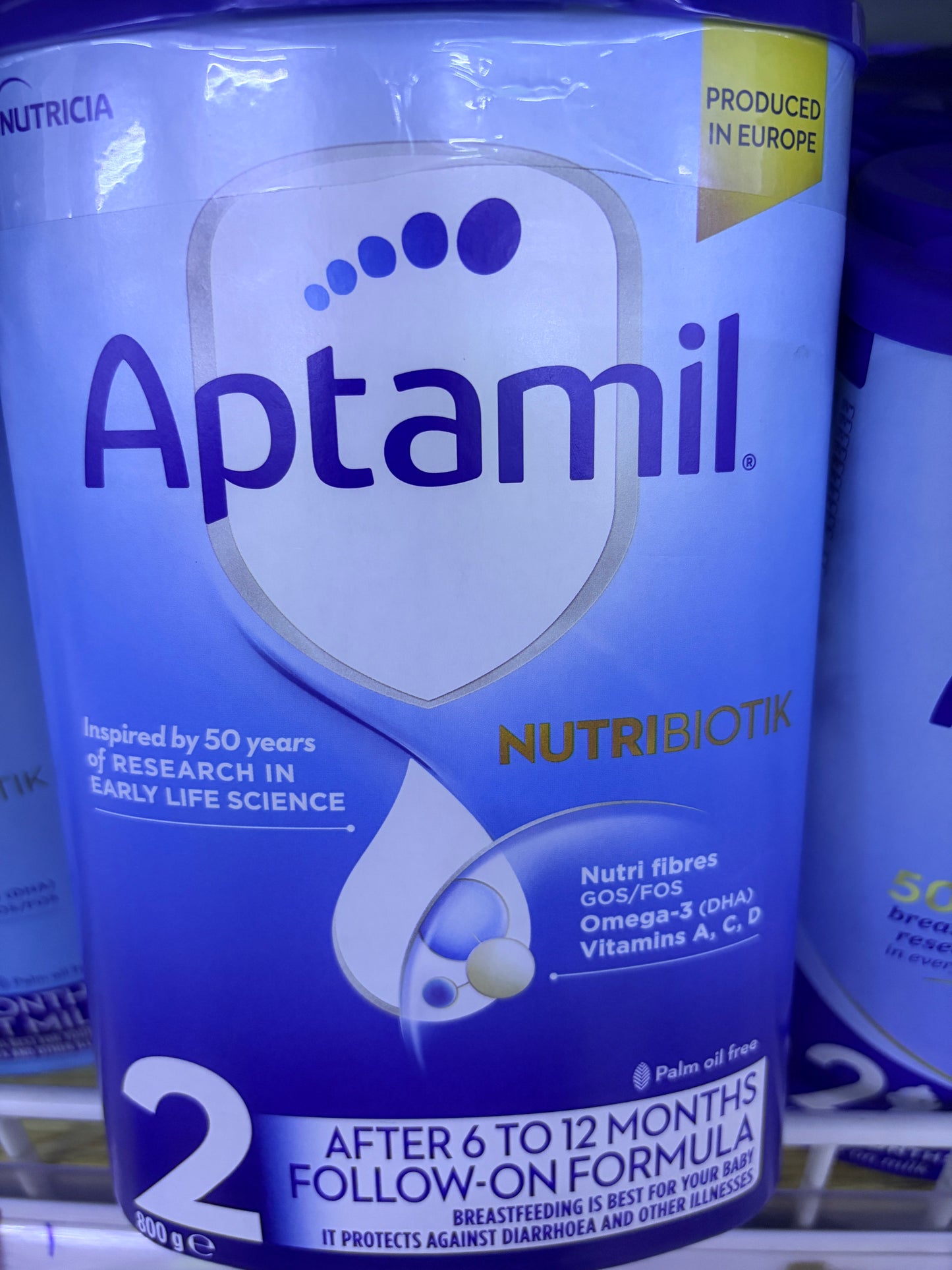 Aptamil Nutribiotik Stage 2 800g follow-on infant milk from 6 to 12mon