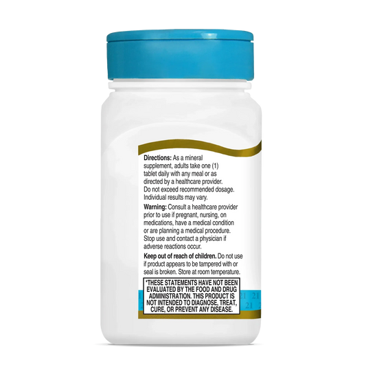 21st Century Chelated Zinc 50 mg 110 tablets