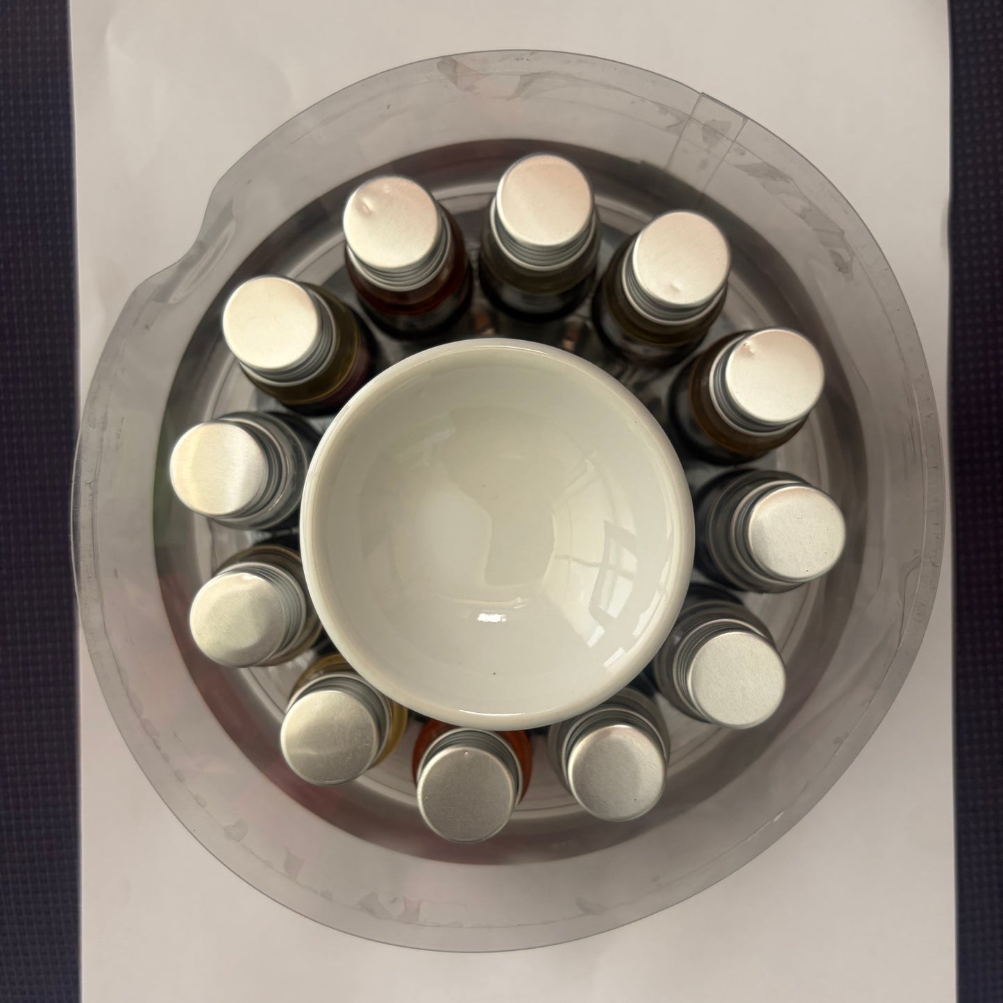 12 10ml variety diffusers with a Ceramic Fragrance Lamp Censer Aroma Diffuser Tea Light Holder Oil Burner Aroma Lamp Candle Holder Aroma Lamp Tea Light Oil Aroma Burner Used for Sleep Aid Relaxation Meditation