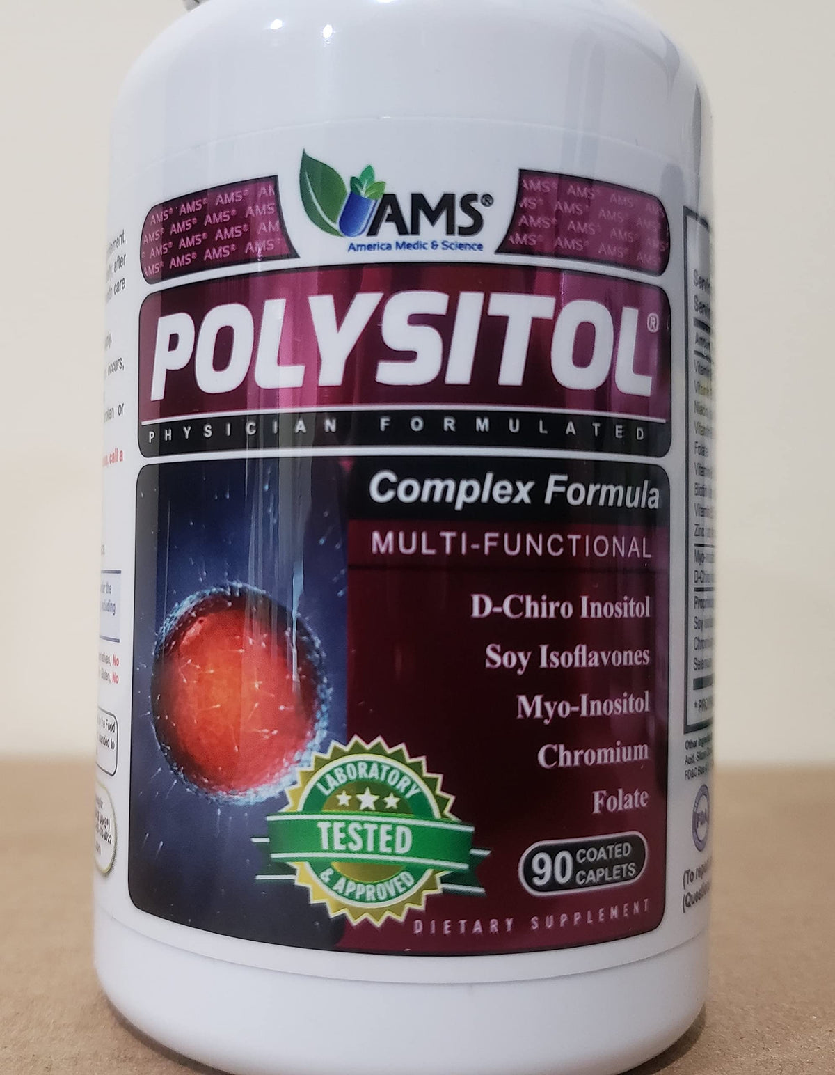 AMS polysitol complexe multifonctionnel 90 gélules pour le soutien de la fertilité