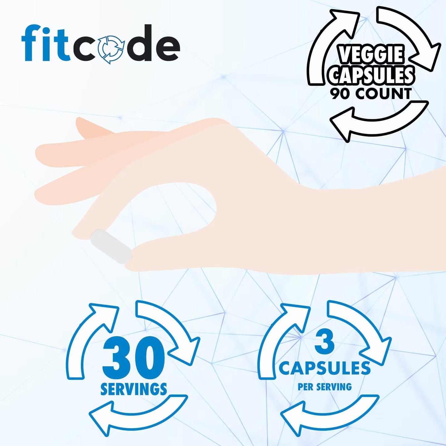 fitcode LeanCode, 90 Veggie Capsules