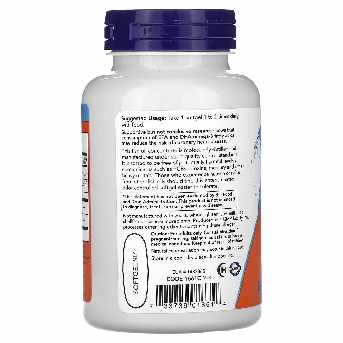 NOW Foods Ultra Omega-3 Fish Oil, 90 Softgels