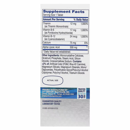 21st Century Nerve Health, 30 Tablets