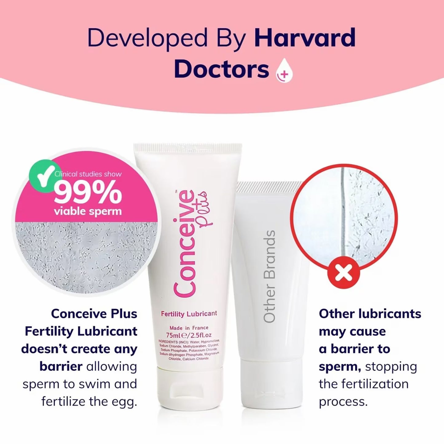 Conceive Plus Fertility Lubricant, 2.5 fl oz (75 ml