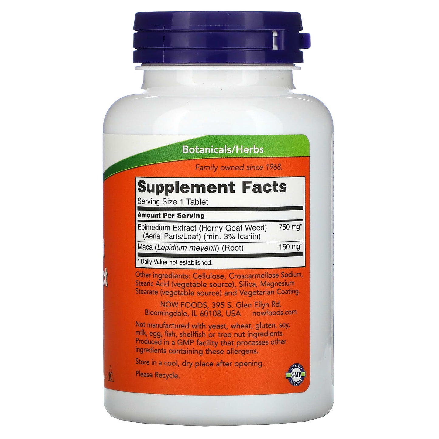 Supplement bottle with label showing 'Supplement Facts' on a white background