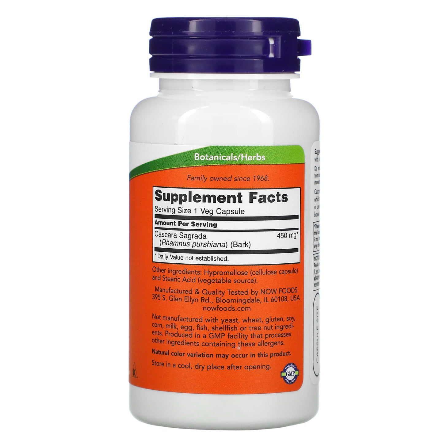 Supplement bottle with label showing 'Supplement Facts' on a white background