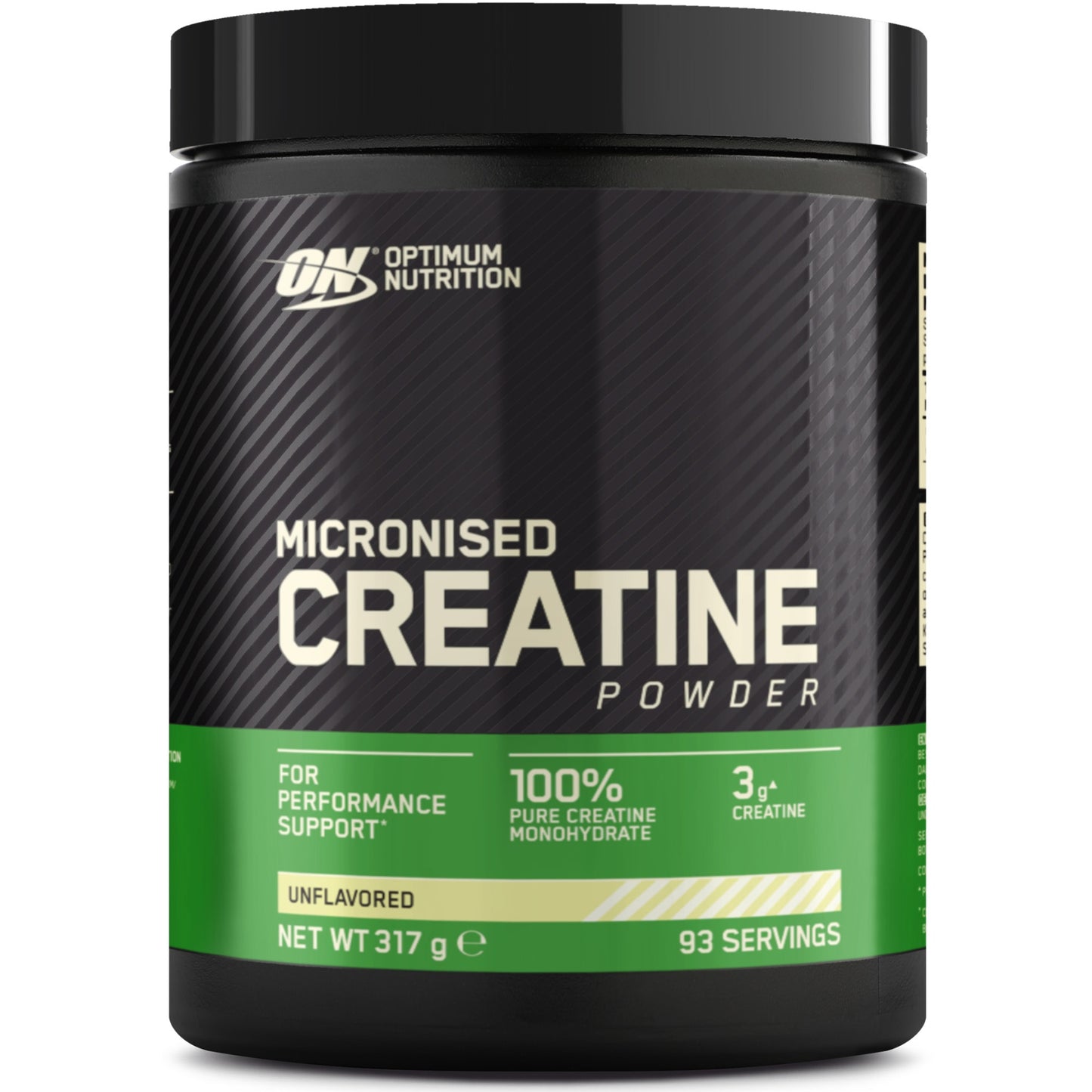 Optimum Nutrition Créatine Monohydrate Micronisée 93 Portions, 375g, Pure