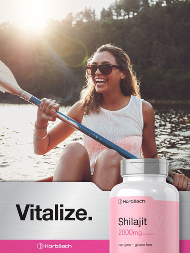 Horbaach Shilajit 2000mg (100 Caps) Max Strength for Men & Women