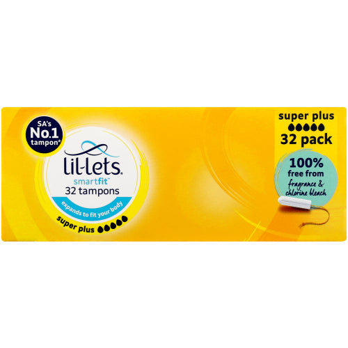 Lil-Lets
Tampons SmartFit Super Plus, paquet de 32