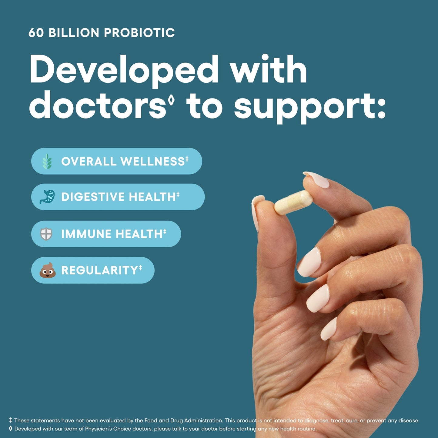 Physicians Choice 60 Billion Probiotic: Digestive, Immune Health Support