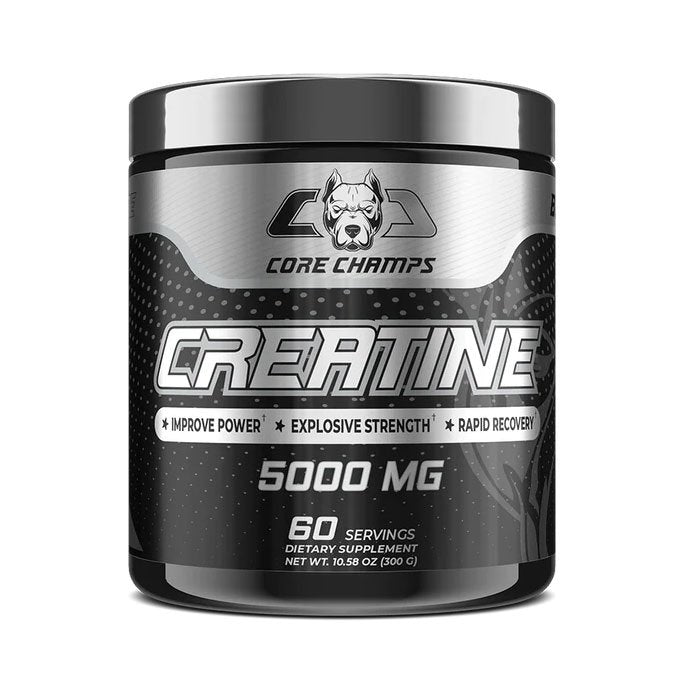Core Champs Monohydrate de Créatine Pure : Zéro Ballonnements, 60 Portions