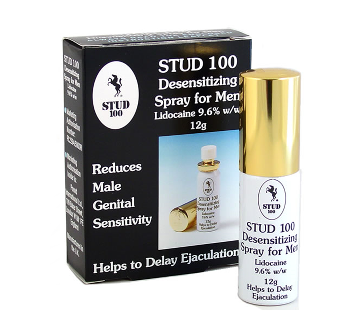 Le spray STUD 100 aide à retarder l'éjaculation masculine.