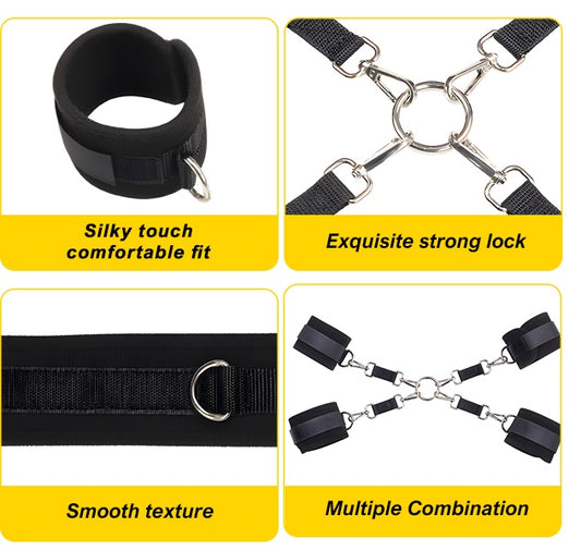 10 PCS Bondage Set Fetish for Women Neck to Wrist