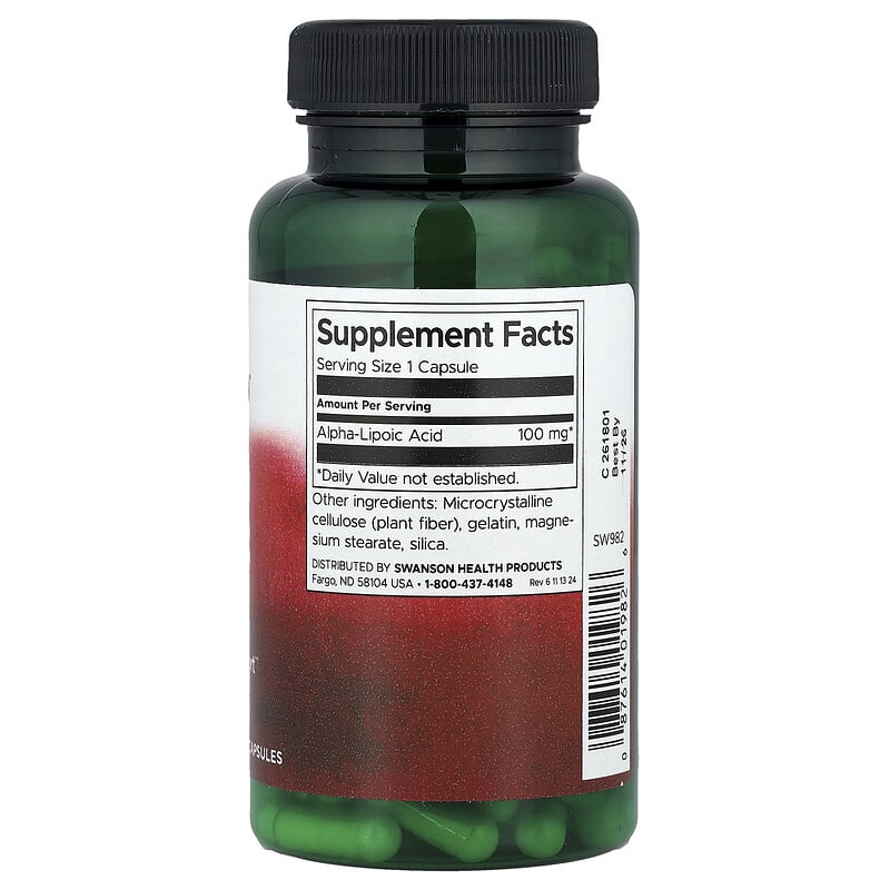 Swanson, Alpha Lipoic Acid, 100 mg, 120 Capsules