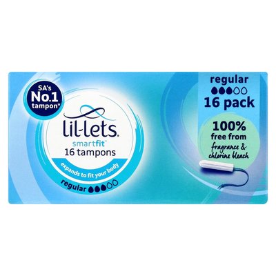 Tampons Lil-lets Smartfit Régulier Paquet de 16