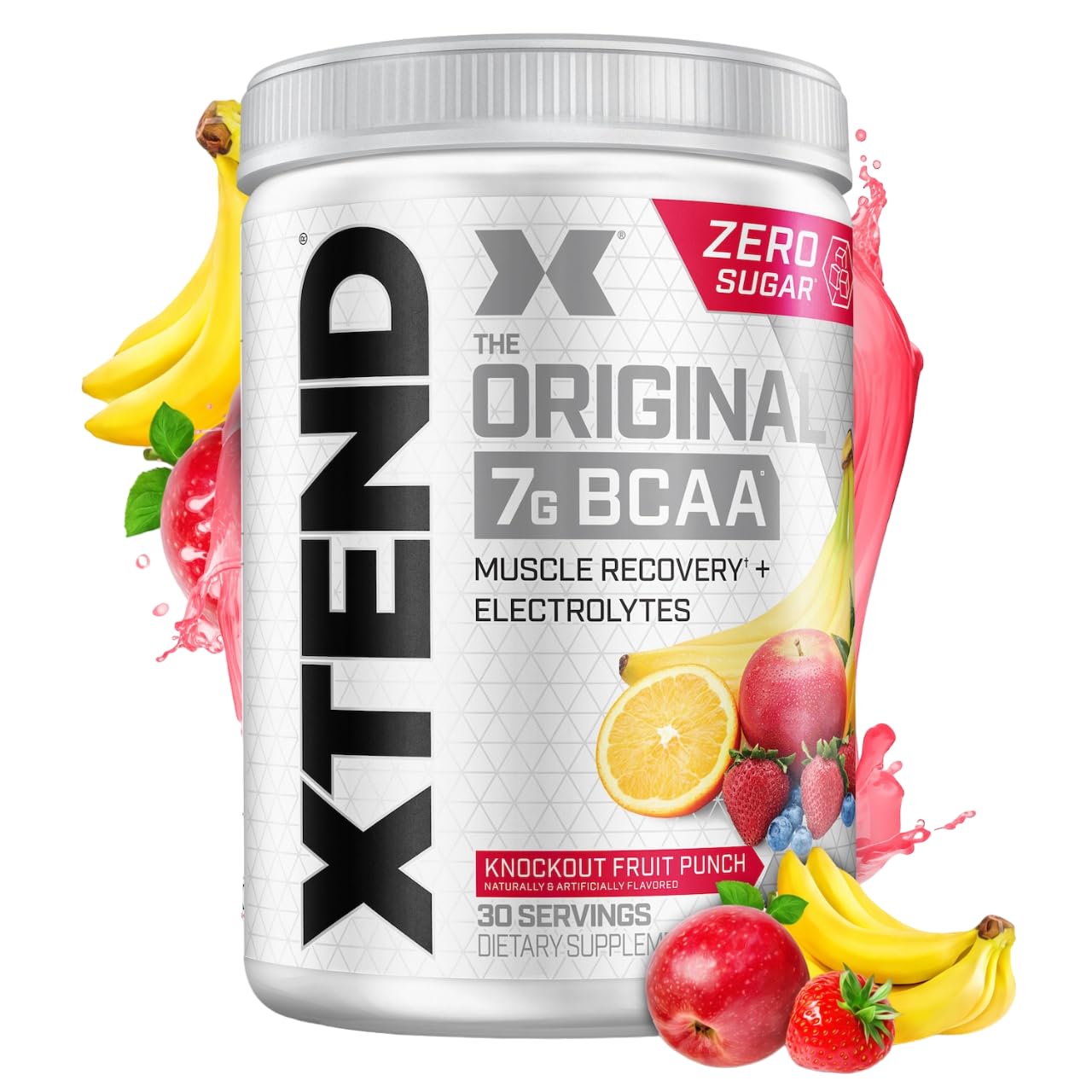 The Original BCAA XTEND Knockout, Fruit Punch, 30 servings