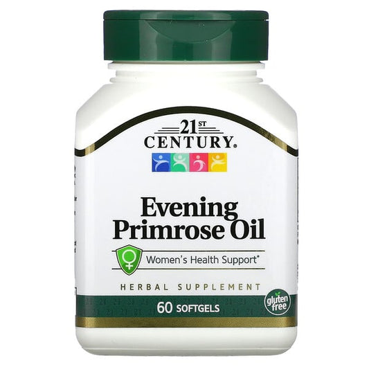 21st Century, Evening Primrose Oil, Women’s Health Support, 60 Softgels