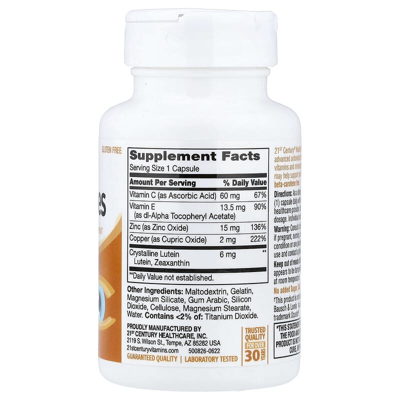 Supplement bottle with label showing 'Supplement Facts' on a white background