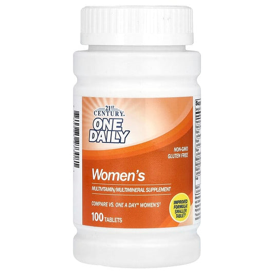 Bottle of One A Day Women's multivitamin supplement on a white background