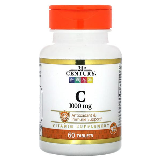 21st Century, Vitamin C, 1000 mg, 60 Tablets