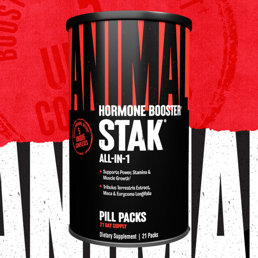 Natural Testosterone Support Animal Hormone Stack, 21 Packs