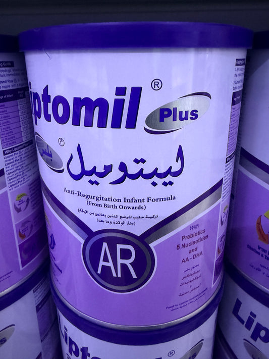 Liptomil plus AR, anti regurgitation infant formula 400g from birth onwards