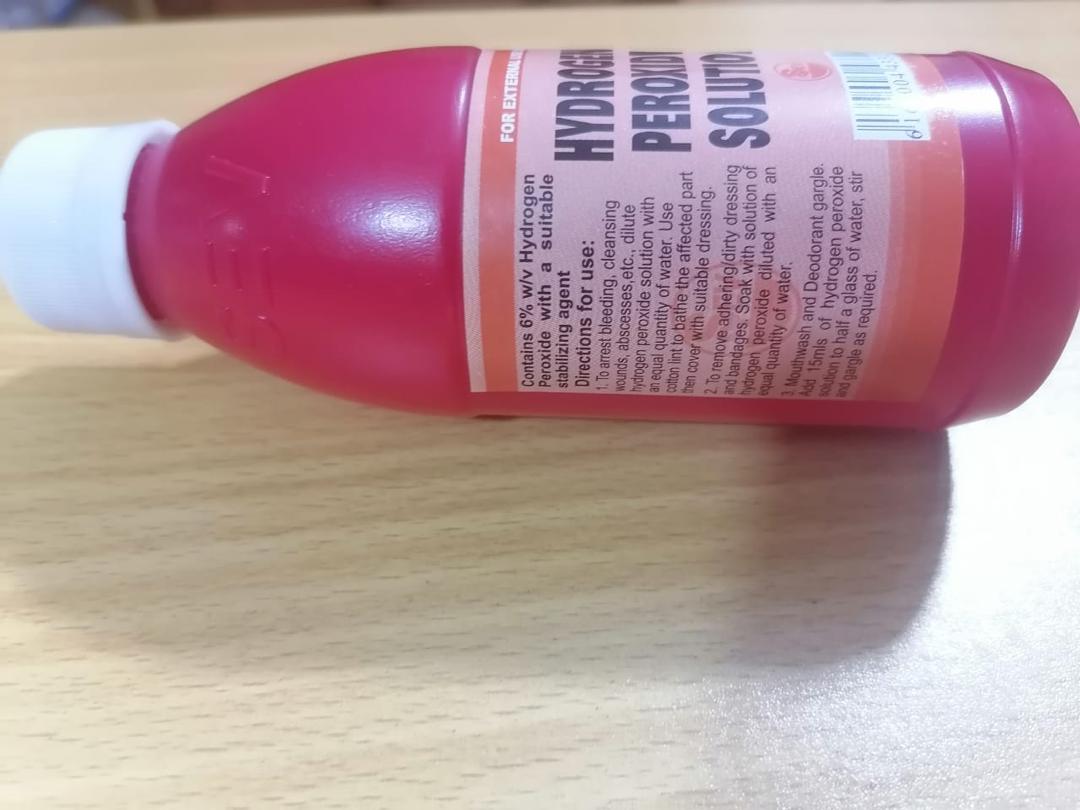 Hydrogen peroxide 6% 200mls antiseptic solution