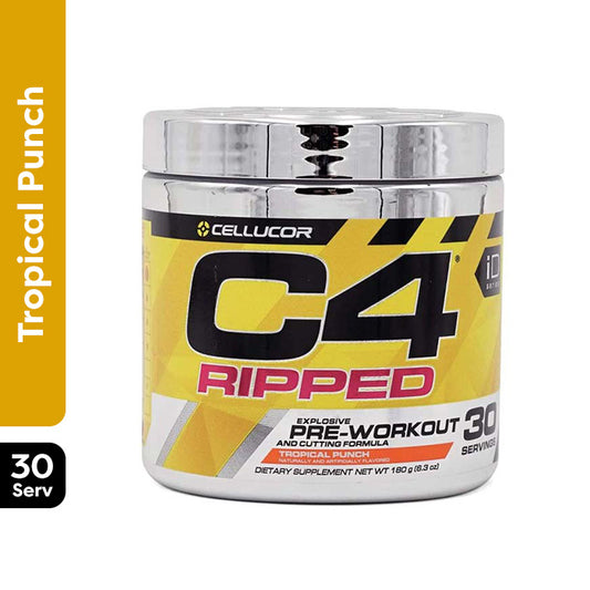 Burn Fat, Build Focus C4 Ripped, Tropical Punch 30 servings