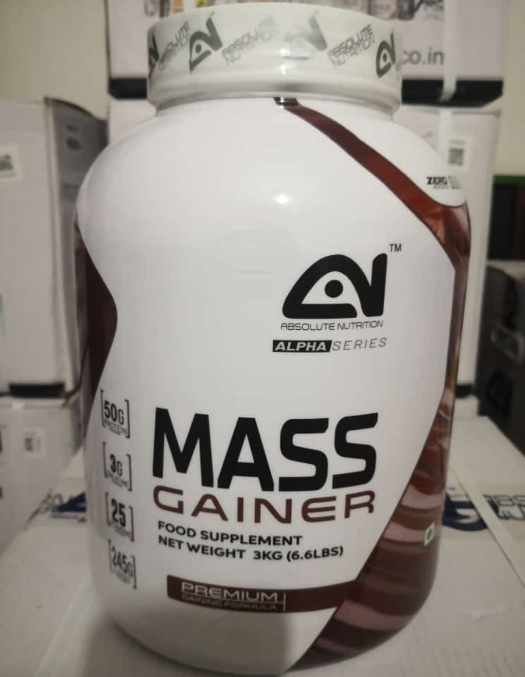 Mass Gainer Alpha Series 3kg saveur vanille d'Absolute Nutrition