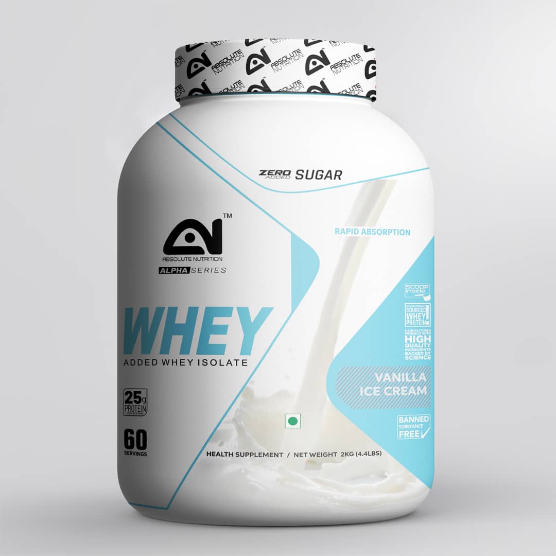 Absolute Nutrition’s Alpha Series Whey Protein with added whey isolate 2kg