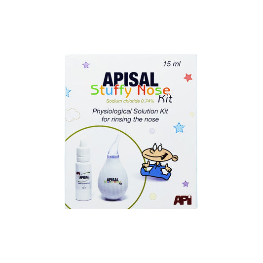 APISAL Stuffy Nose Kit packaging with a cartoon character on a white background