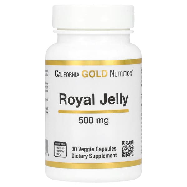 California Gold Nutrition, Royal Jelly, 500 Mg, 30 Veg Caps