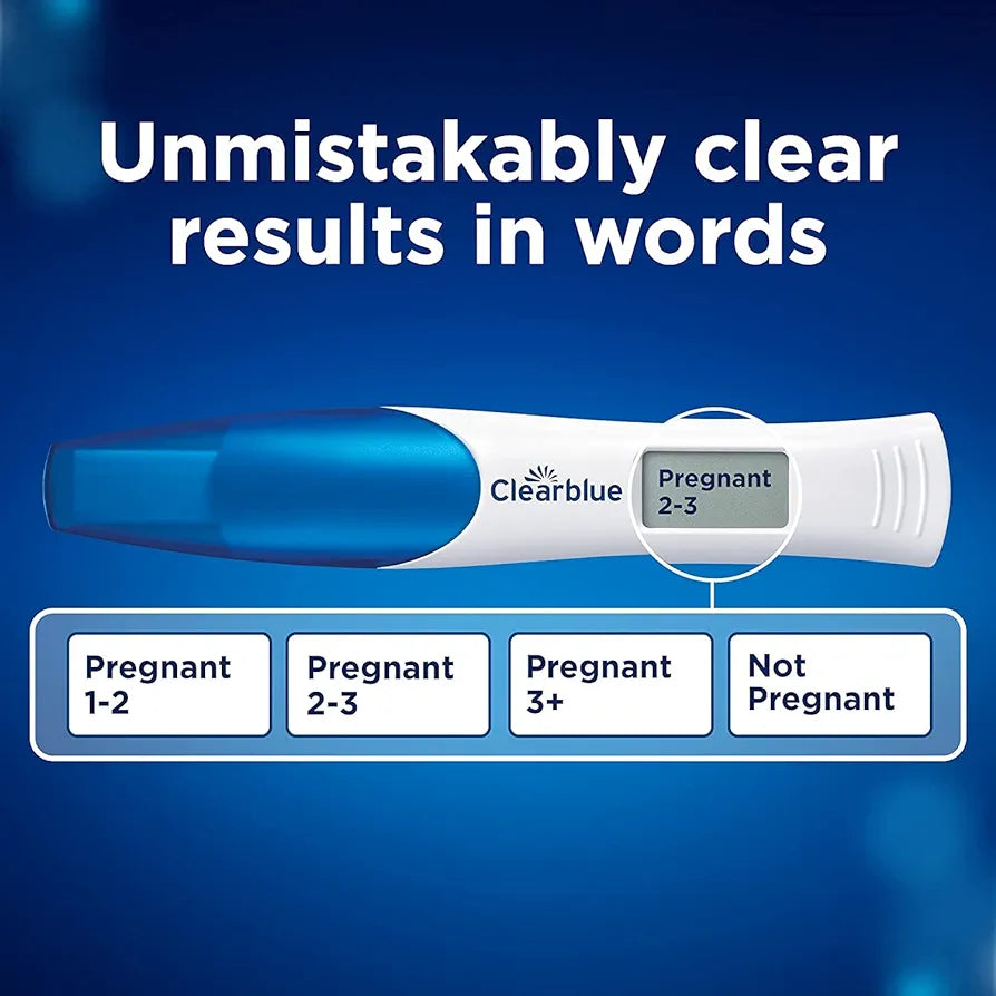 Clearblue Pregnancy Test Double-Check Date Combo Pack, 2s