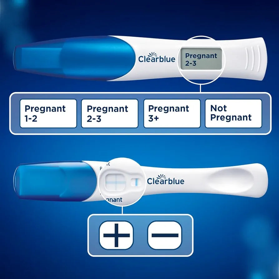 Clearblue Pregnancy Test Double-Check Date Combo Pack, 2s