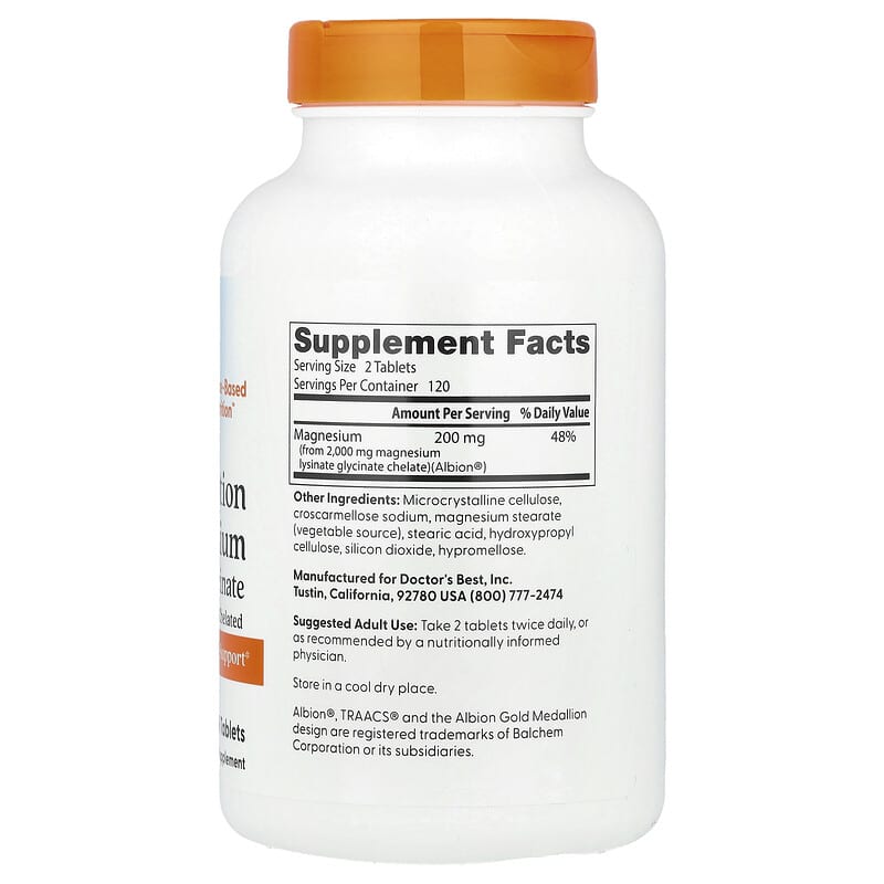 Supplement bottle labeled 'Doctor's Best' on a white background