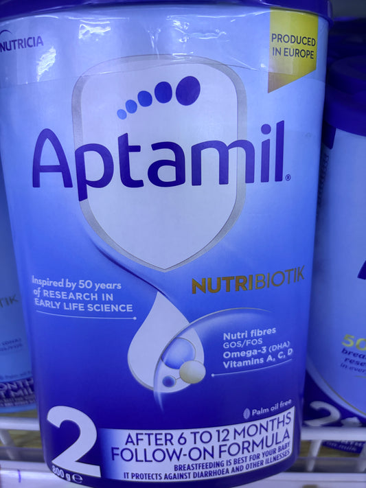 Aptamil Nutribiotik Stage 2 800g follow-on infant milk from 6 to 12mon