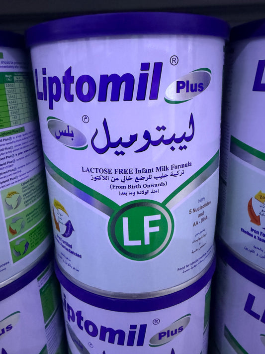 Liptomil plus LF lactose free 400g from birth onwards