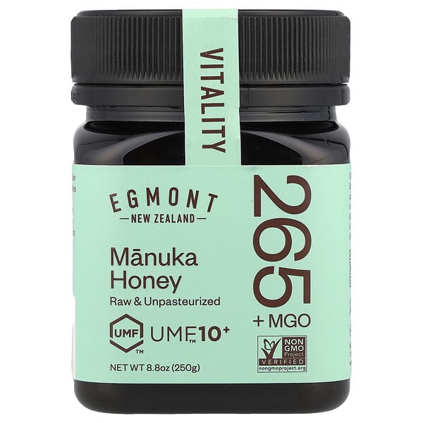 Egmont Manuka Honey Raw and Unpasteurized UMF 10+, MGO 263+ (250 G)