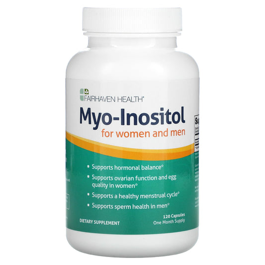 Fairhaven Health, Myo-Inositol, for Women and Men, 120 Caps