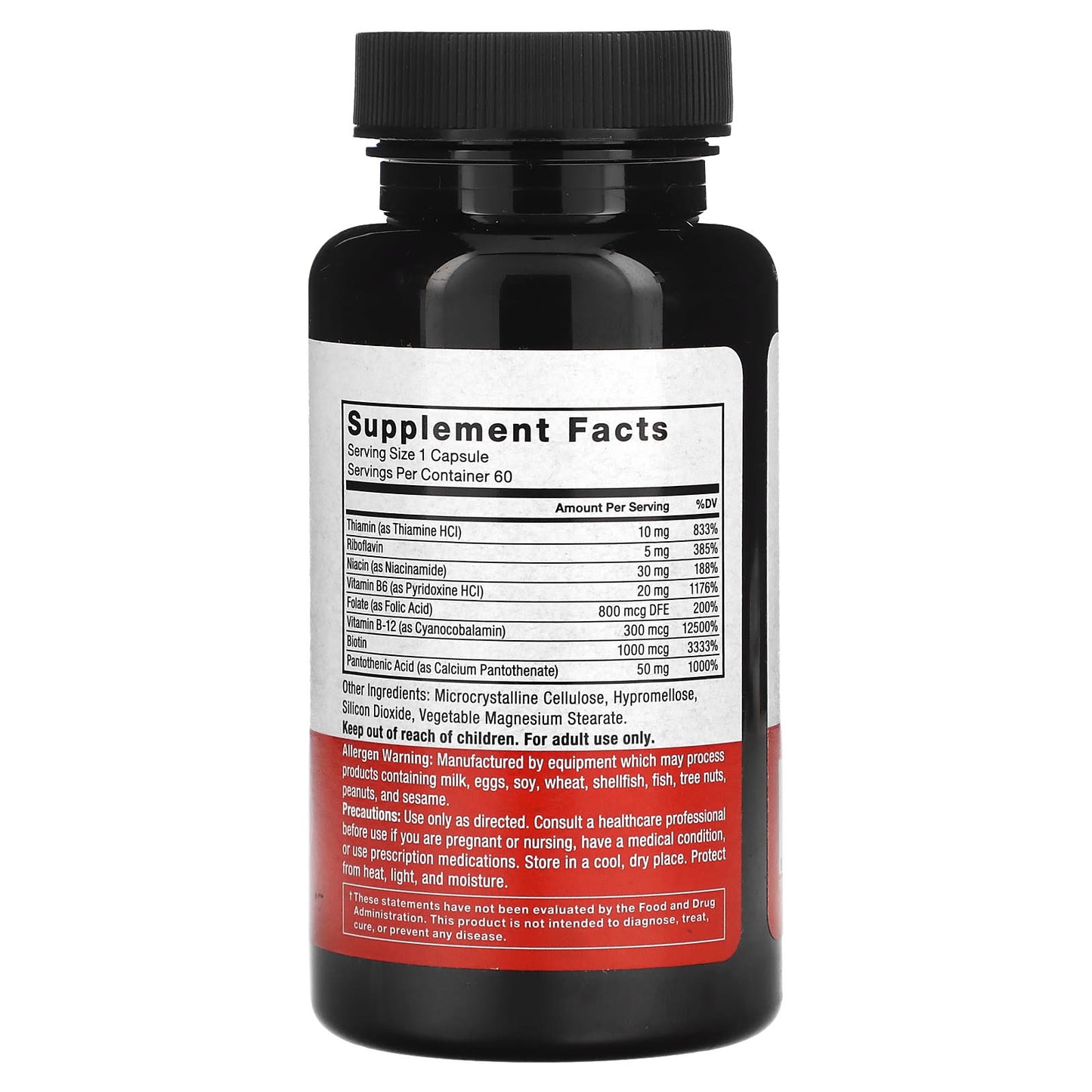 Force Factor B Complex, 60 Vegetable Capsules