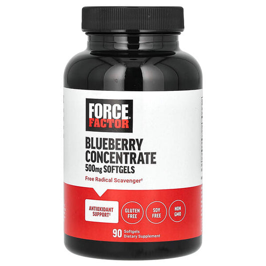 Force Factor, Concentré de myrtille, 500 mg, 90 capsules molles