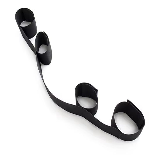 Adult SM Sex Restraint Handcuffs Slave Tools Bdsm No Vibrators Sexy Wrist-to-Ankle Cuffs Open Leg Hand Toys Bondage for Couple