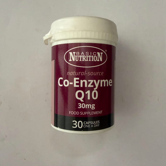 Basic Nutrition Co Enzyme Q10 Coq10 30mg 30s
