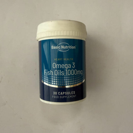 Basic Nutrition Omega 3 Fish Oil 1000mg 30's