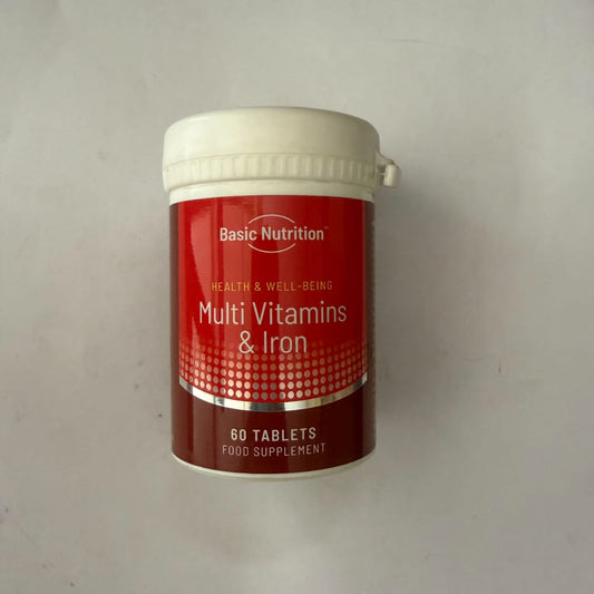 Basic Nutrition Multivitamins and Iron 60 Tablet