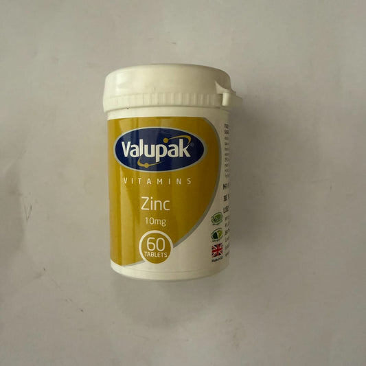 Valupak Zinc 10mg Tablets