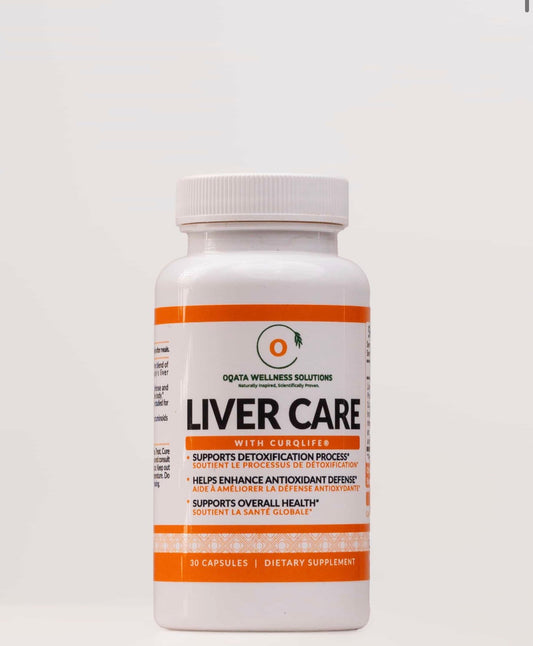 Oqata Wellness Liver Care with Curqlife (30 Capsules) - Detoxification & Antioxidant Defense