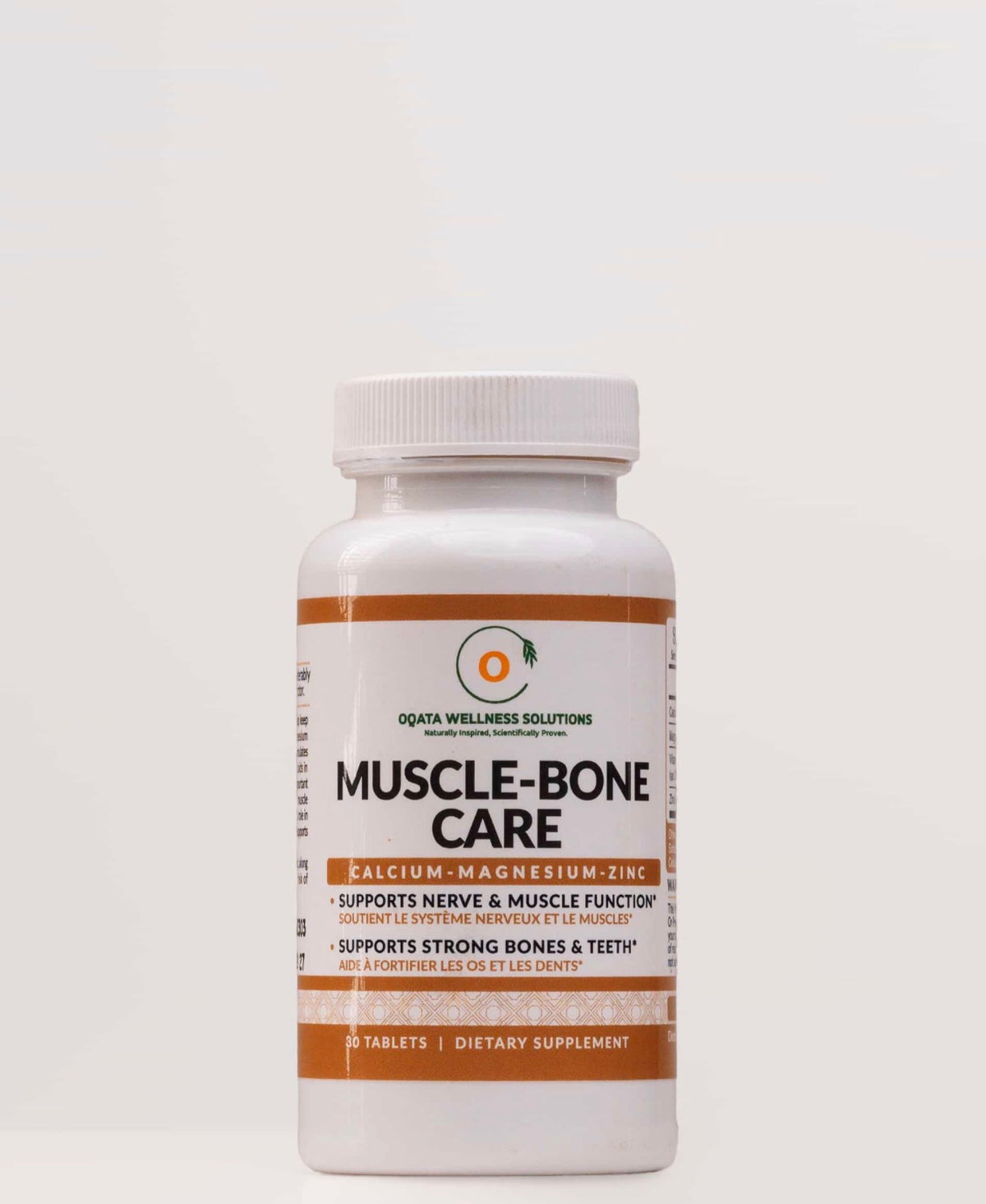 Oqata Wellness Muscle-Bone Care (30 Tablets) - Calcium, Magnesium & Zinc Mineral Complex